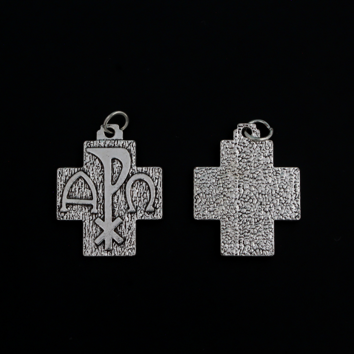 Alpha Omega Cross Charms Chi Rho Christogram Pendants 1 1 8