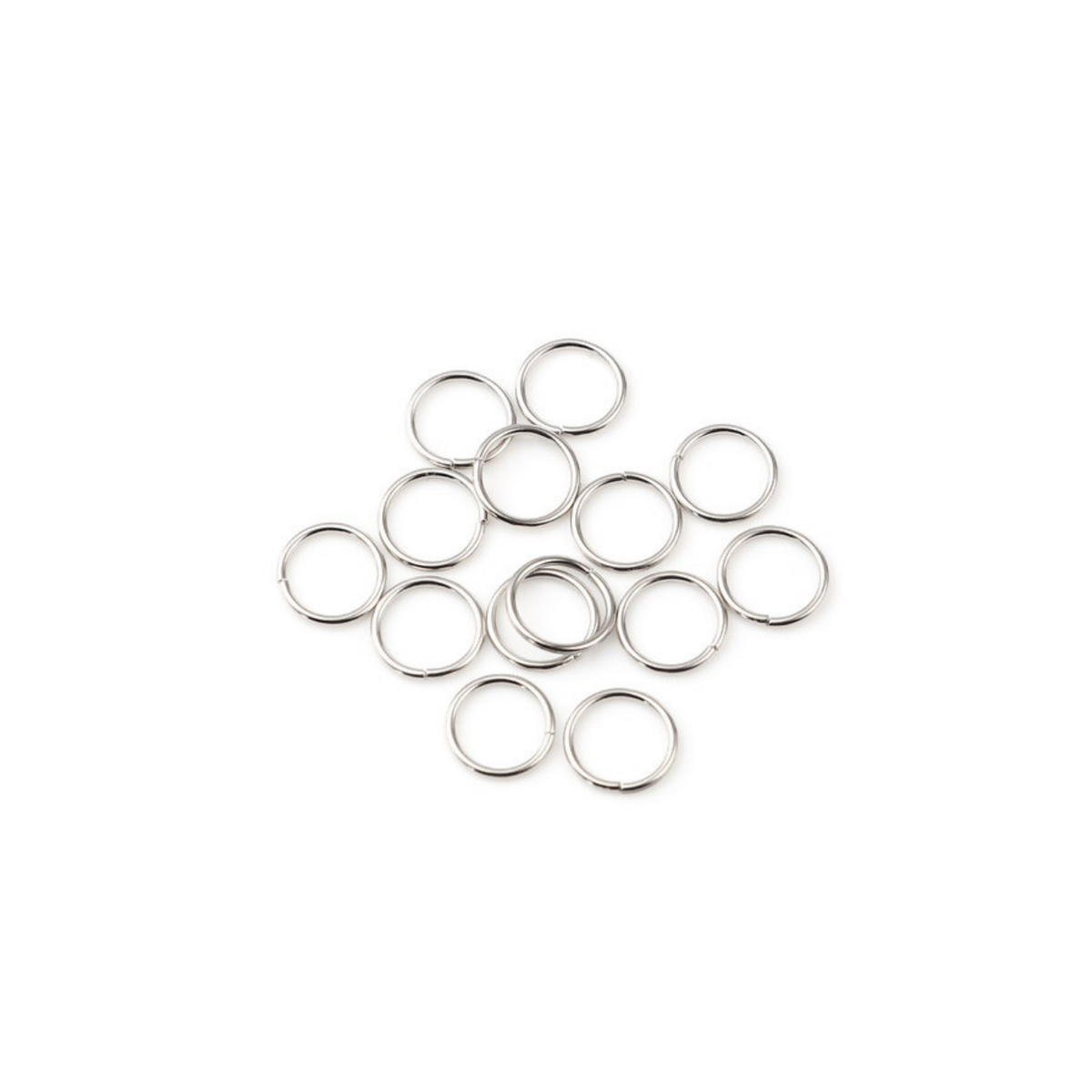 7mm Gold Plated Jump Rings 19 Gauge Iron Based Alloy - 100pcs 7mm x 1mm