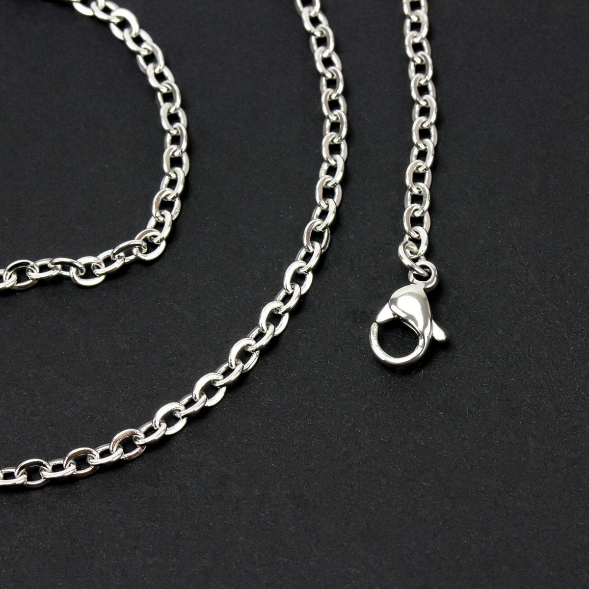 Stainless Steel Chain Necklace, 18 inches