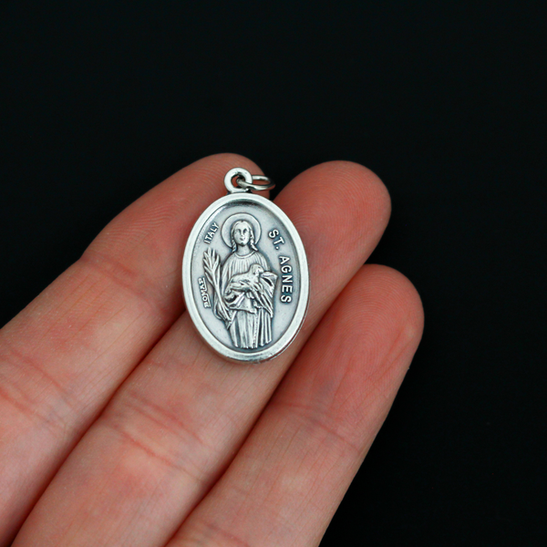 Saint Agnes of Rome Pray For Us Medal