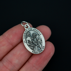 Saint Thomas the Apostle Medal - Patron Against Doubt and Blindness