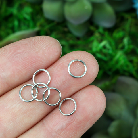 Rose Gold 7mm Jump Rings  Jewelry Making Supplies Bulk – Small