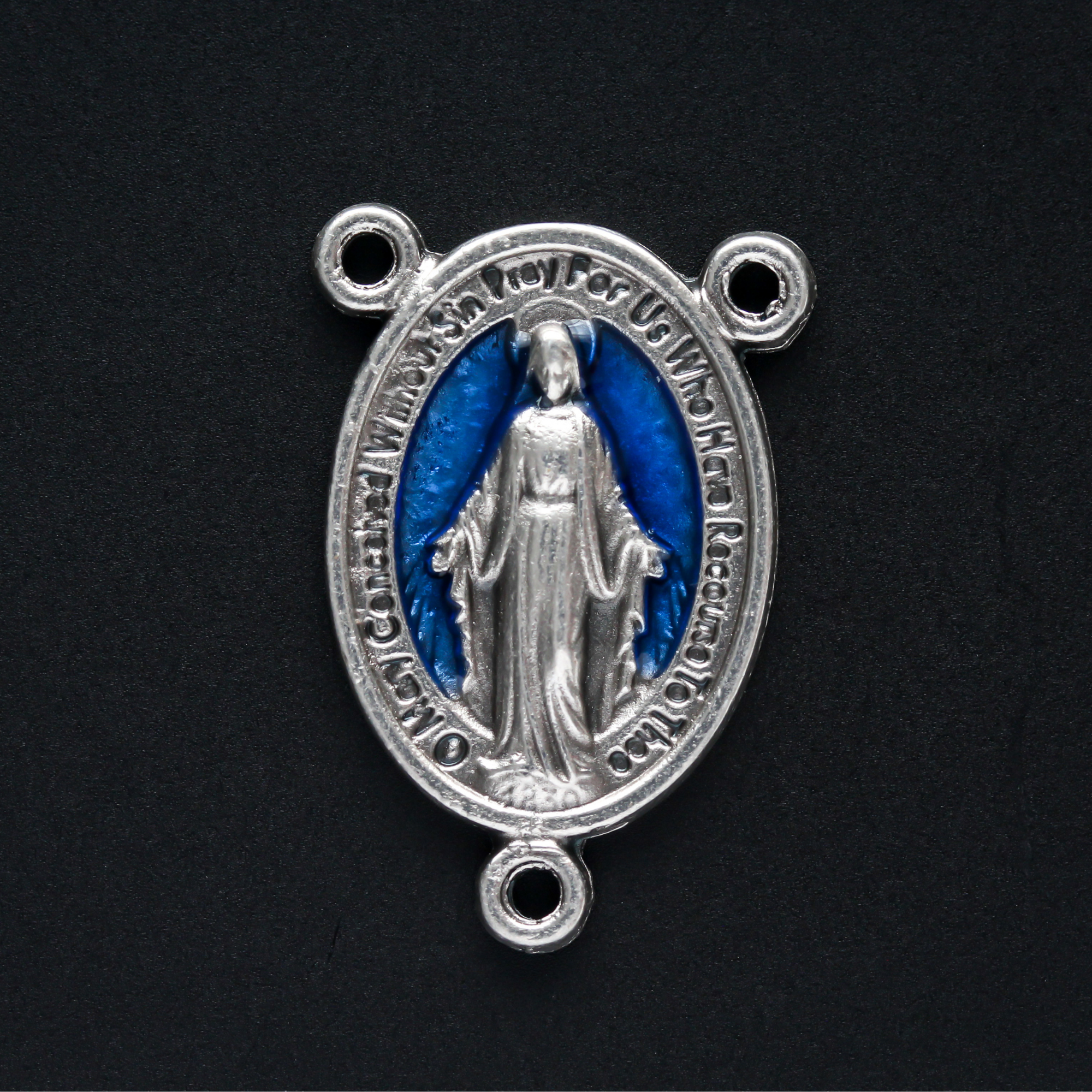 Miraculous Medal Rosary Centerpiece  Small Devotions – Small Devotions
