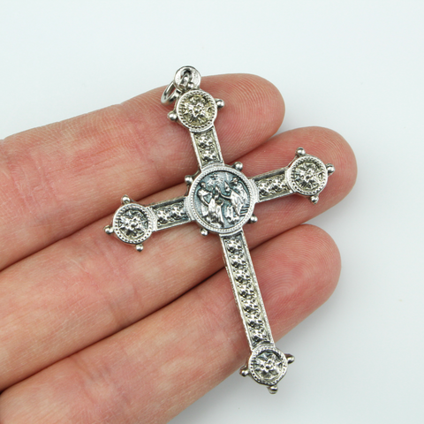 2" long papal blessing cross