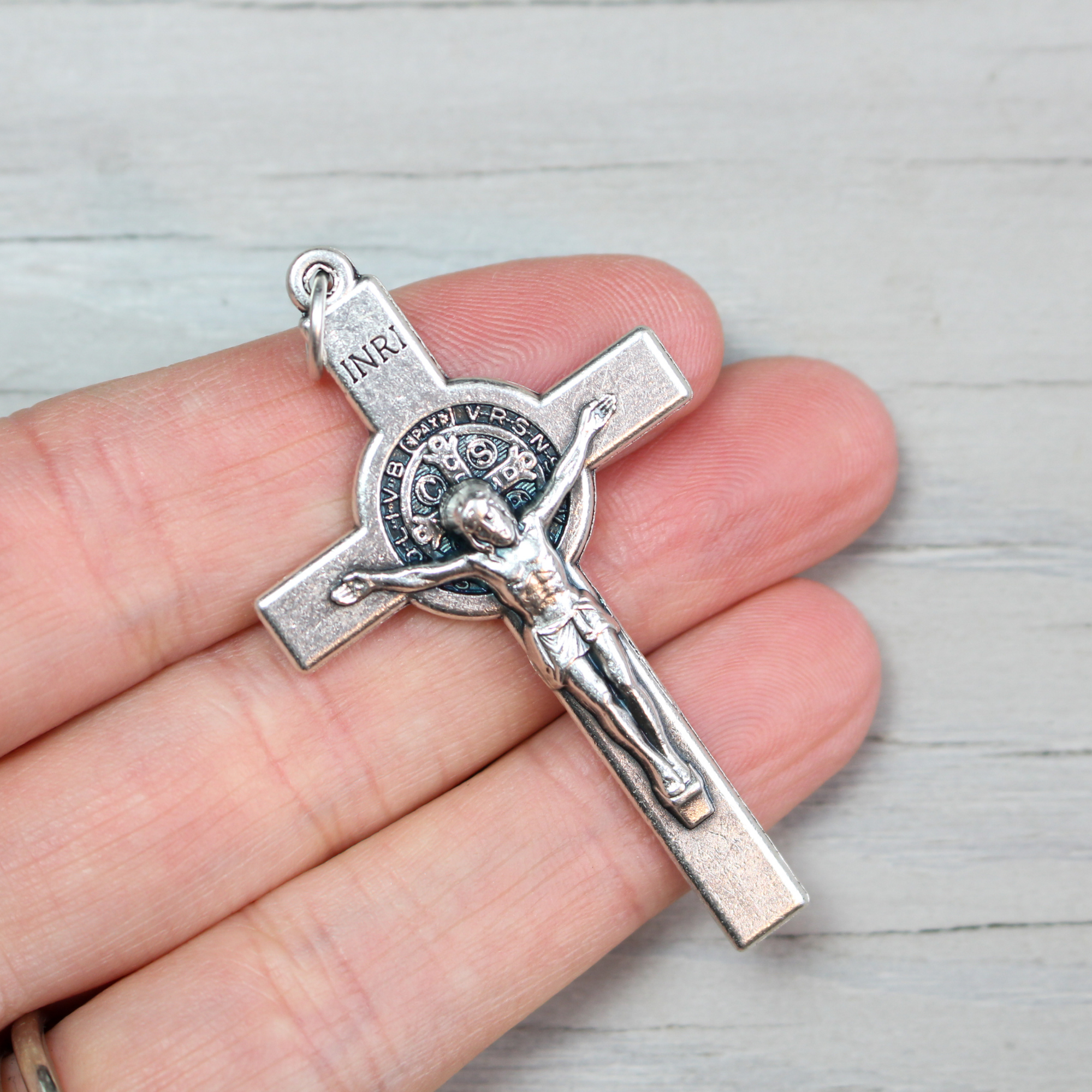 Buy St Benedict Large Rosary Crucifix, 2.1/8in