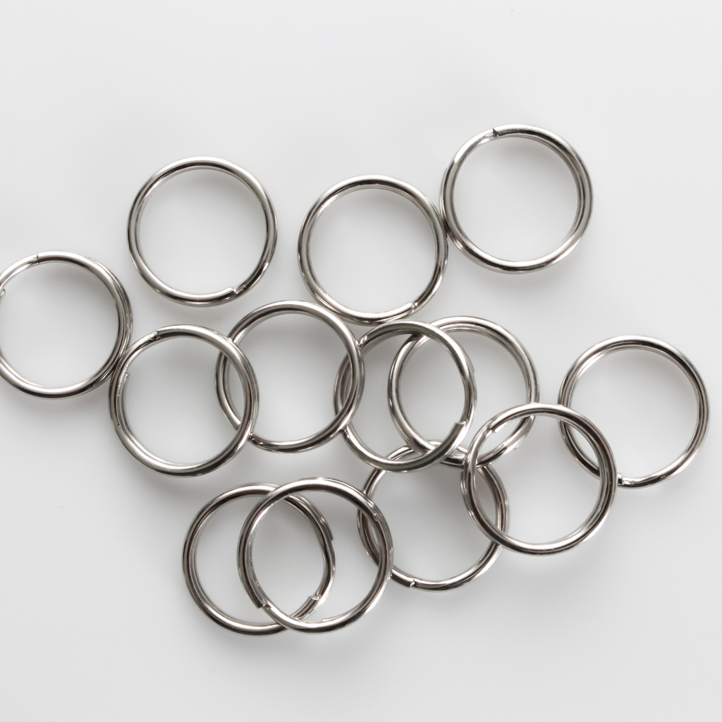 10mm Split Key Rings - Stainless Steel Double Loop Jump Ring
